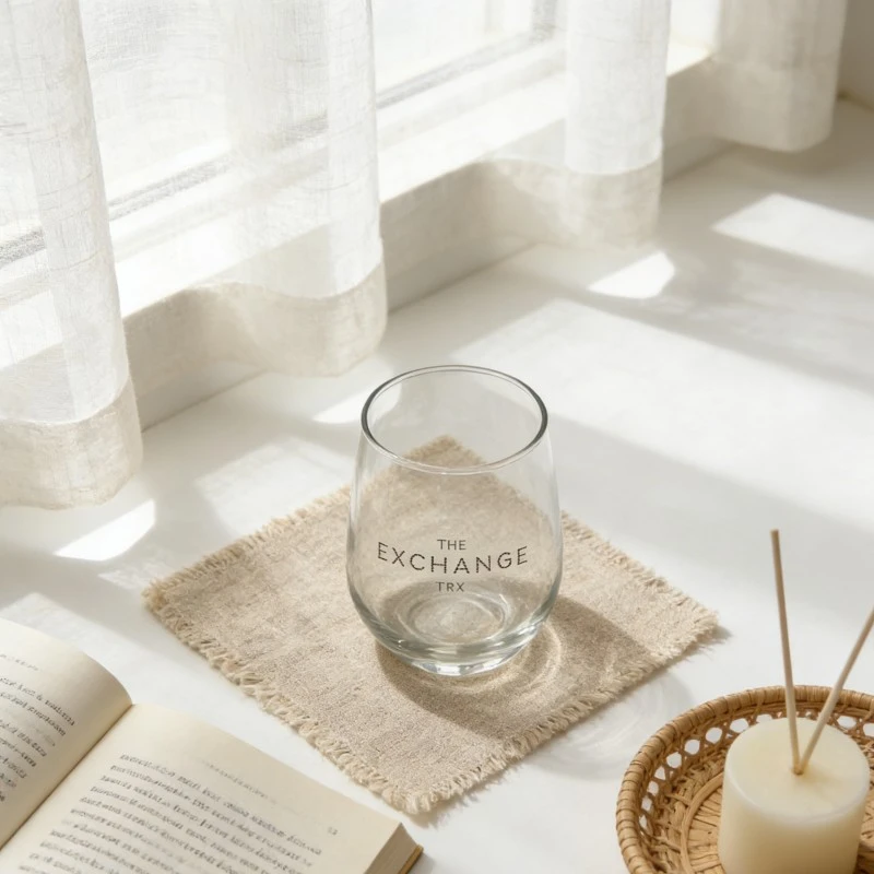 The Exchange Trx Stemless Egg Shaped Glass Tumblers